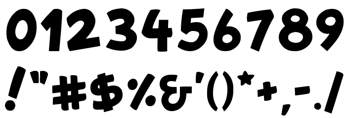 CantedFX-Bold Font OTHER CHARS
