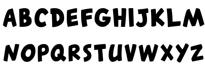 CantedFX-Bold Font LOWERCASE