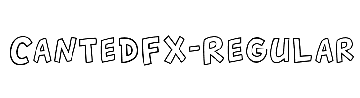 CantedFX-Regular  لخطوط تنزيل