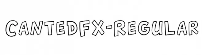 CantedFX-Regular  Frei Schriftart Herunterladen