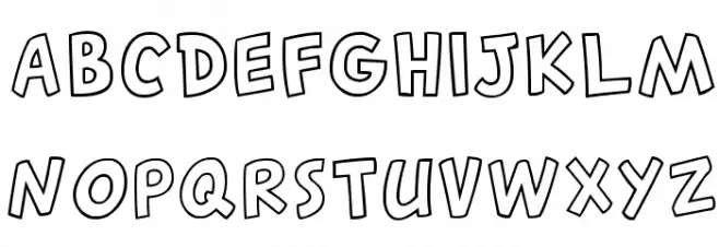 CantedFX-Regular Font Litere mari