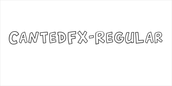 CantedFX-Regular Logo