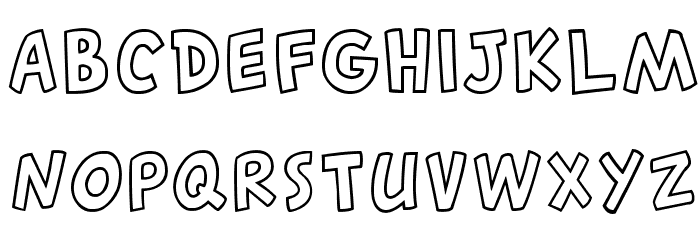 CantedFX-Regular Font LOWERCASE