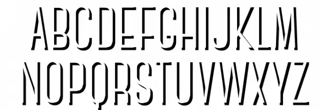 CanterBoldShadow Шрифта ВЕРХНИЙ