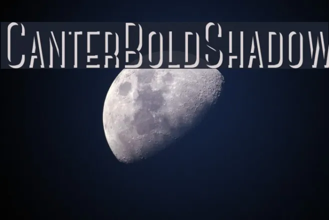 CanterBoldShadow Example 2