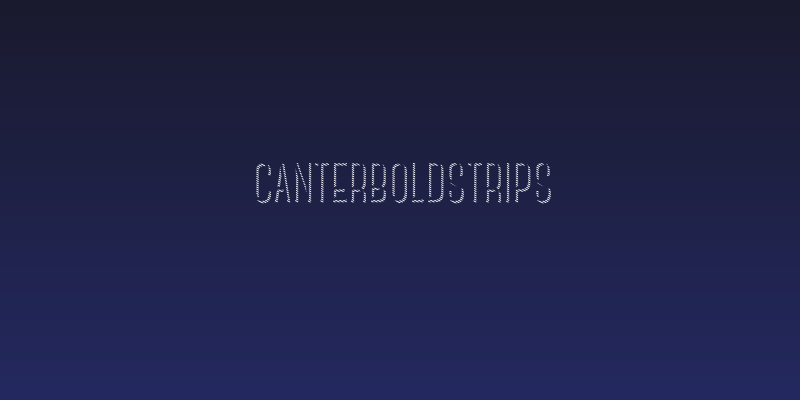 CanterBoldStrips Social Header