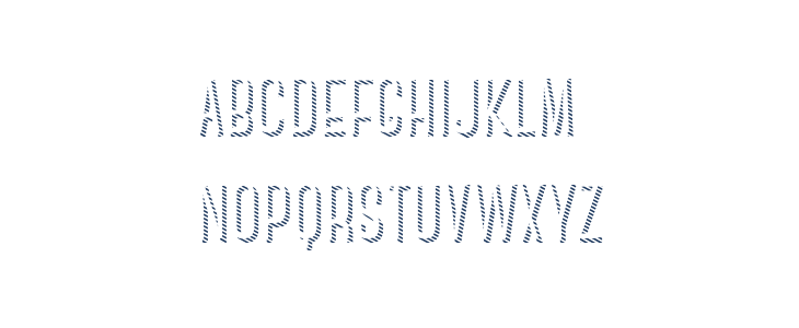 CanterBoldStrips Lowercase