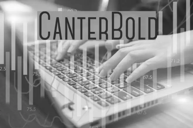 CanterBold Font examples