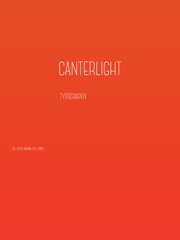 CanterLight Poster