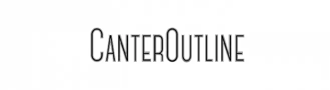 CanterOutline  नि: शुल्क फ़ॉन्ट्स डाउनलोड