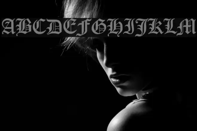 Canterbury Font examples