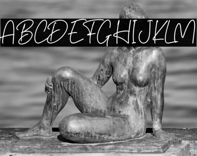 Canterpids-Signature Font examples