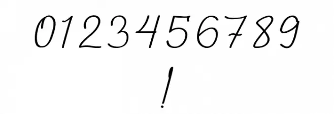 Canthika Free Font OTHER CHARS