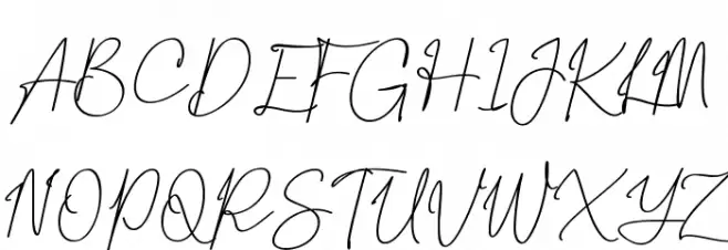 Canthika Free Font Litere mari