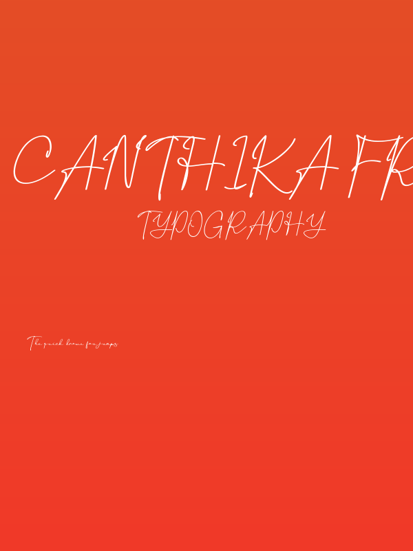 Canthika Free Poster