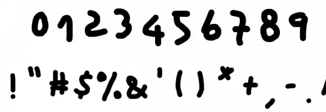 Cantika Cute Handwriting Font OTHER CHARS