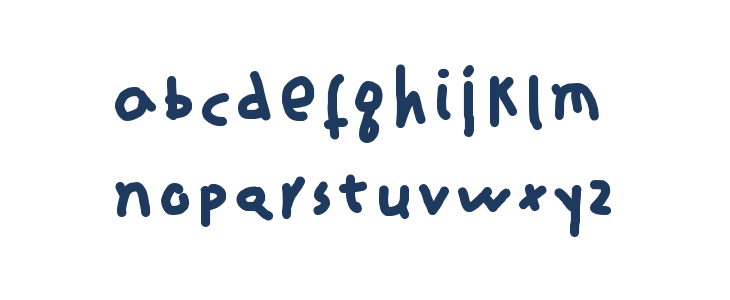 Cantika Cute Handwriting Lowercase