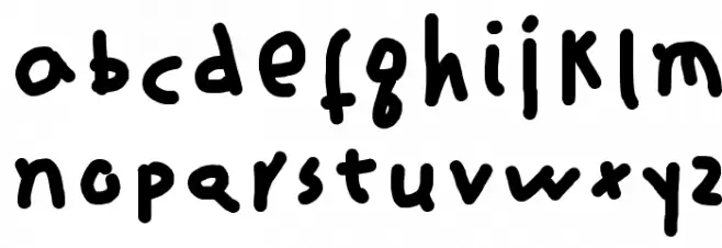 Cantika Cute Handwriting Font LOWERCASE