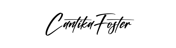 Cantika Foster  フリーフォントのダウンロード