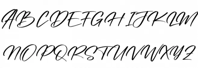 Cantika Foster 字体 大写