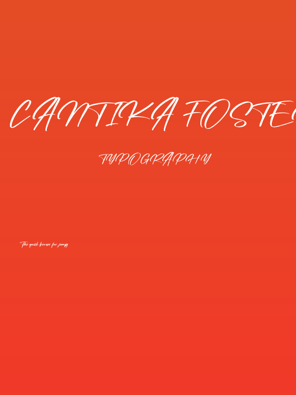 Cantika Foster Poster