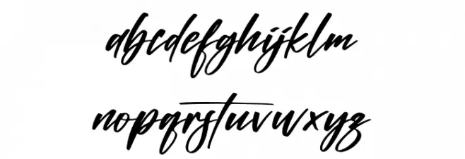 Cantika Foster 字体 小写