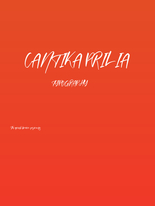 Cantika Prilia Poster