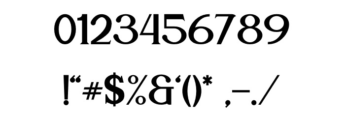 Canting Regular_DEMO Font OTHER CHARS