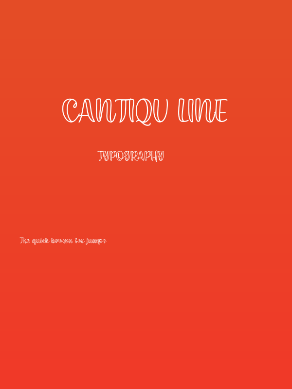 Cantiqu Line Poster