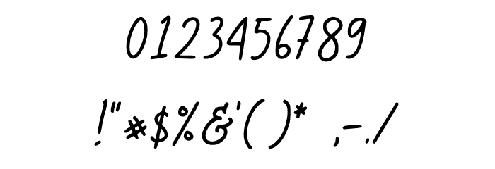 Cantiqu Monoline Font OTHER CHARS
