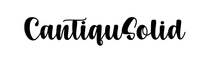 Cantiqu Solid  font caratteri gratis