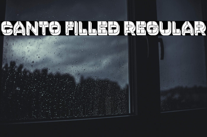 Canto Filled Regular Example 1
