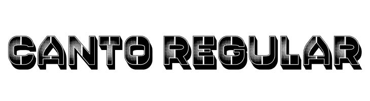 Canto Regular  font caratteri gratis