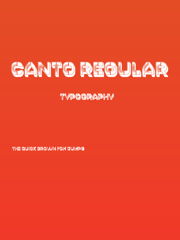 Canto Regular Poster