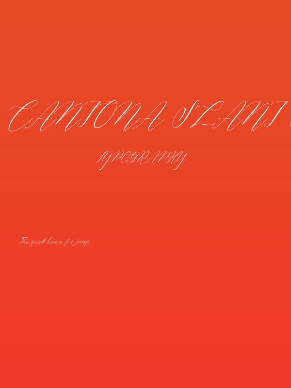 Cantona Slant Slant Poster