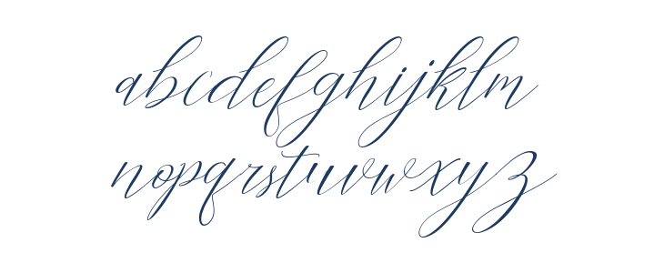 Cantona Slant Slant Lowercase