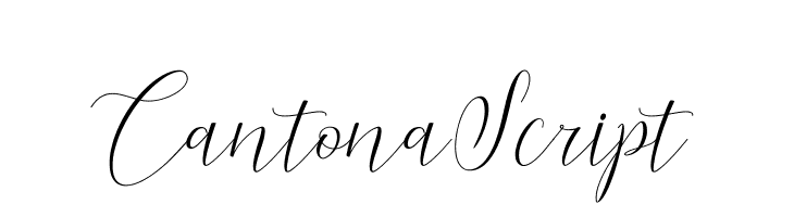 CantonaScript  font caratteri gratis
