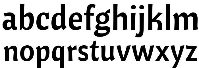 CantoraOne-Regular Font LOWERCASE