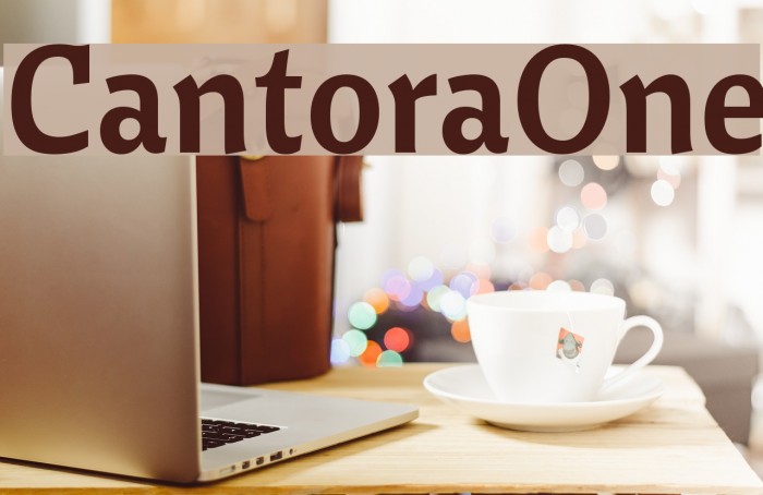 CantoraOne Font examples