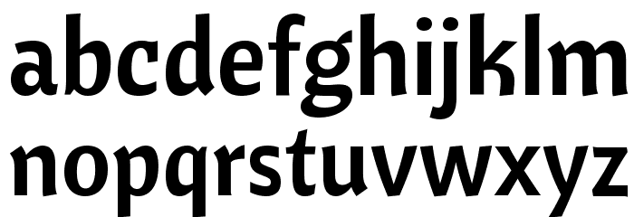 CantoraOne Font LOWERCASE