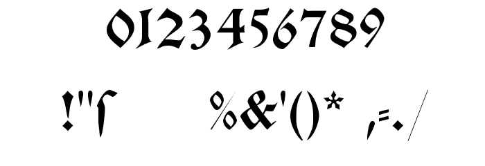 CantzleyAD1600 Font OTHER CHARS