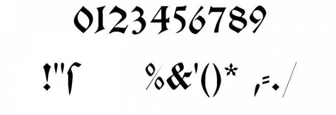 CantzleyAD1600 Fuentes OTROS CHARS