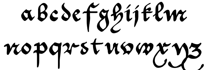 CantzleyAD1600 Font LOWERCASE