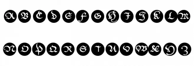 CantzleyInverseCaps 字体 大写
