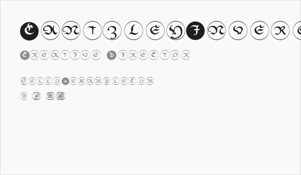 CantzleyInverseCaps Business Card