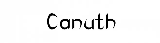 Canuth  フリーフォントのダウンロード