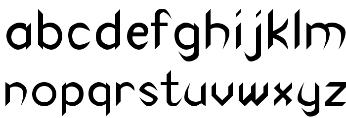 Canuth Font LOWERCASE