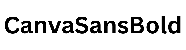 Canva Sans Bold Font