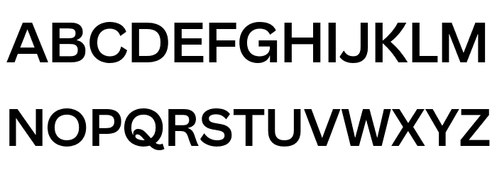 Canva Sans Display Bold Font UPPERCASE