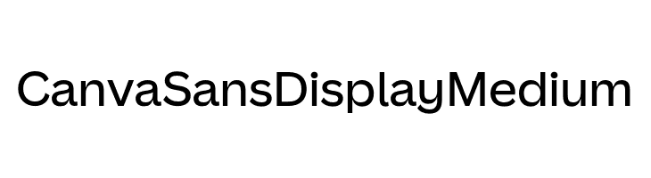 Canva Sans Display Medium Font | Download for Free - FFonts.